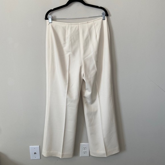 Liz Claiborne Cream Off White Everyday Essential Slacks Size 10 - Picture 5 of 7